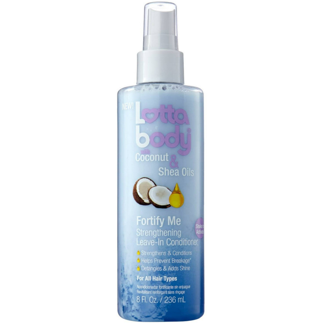 Lottabody Fortify Me Strengthening Leave In Conditioner, 8 Oz